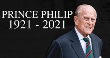 Death Of HRH  Prince Philip Duke Of Edinburgh